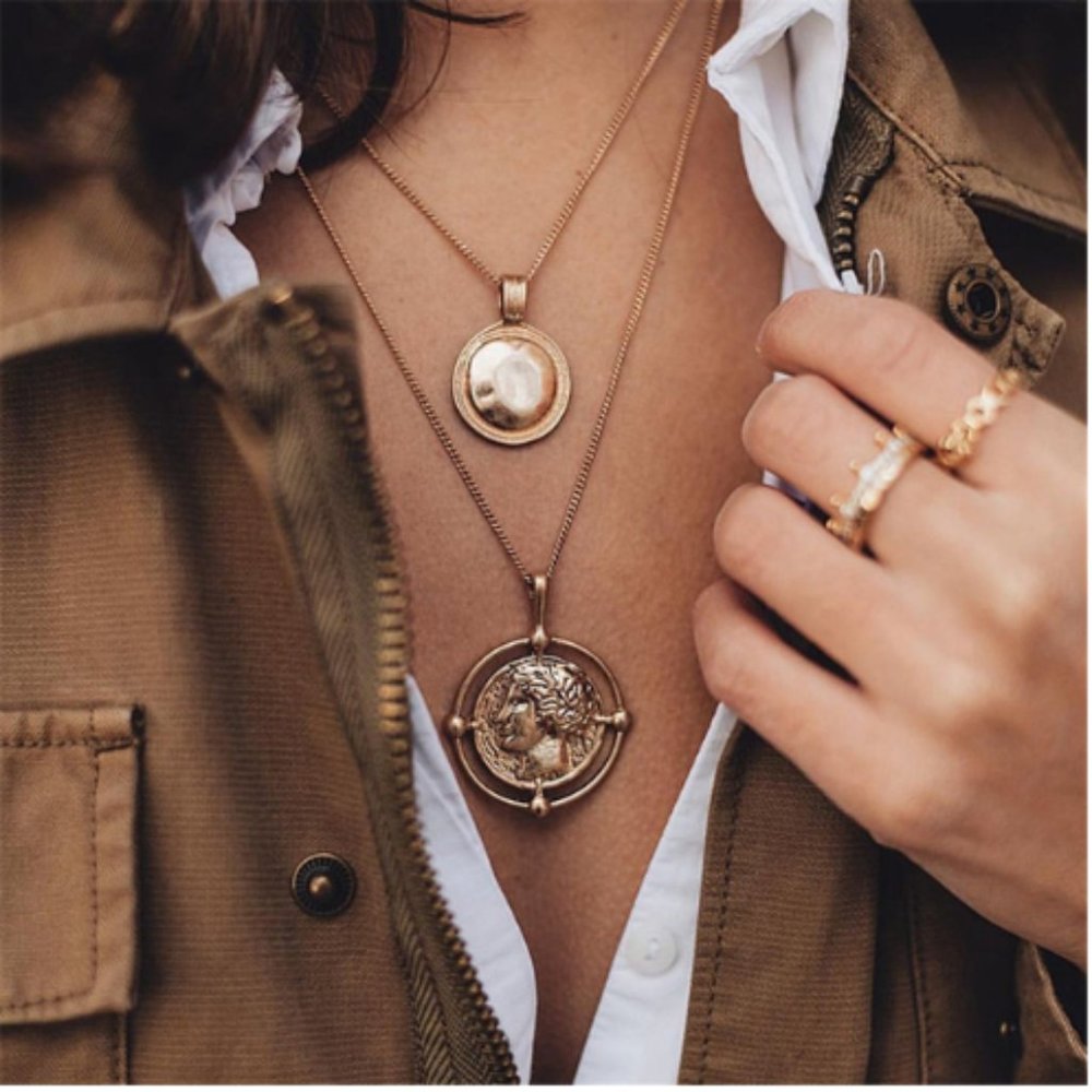 Lulu's "Golden Adventures" Boho Layered Necklace